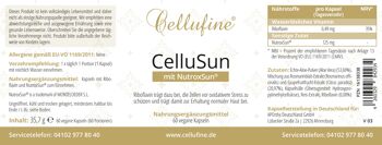 Cellufine® CelluSun avec Nutroxsun® - 60 gélules végétaliennes 4