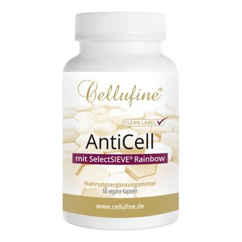 Cellufine® AntiCell avec SelectSIEVE® Rainbow - 60 gélules végétaliennes 1