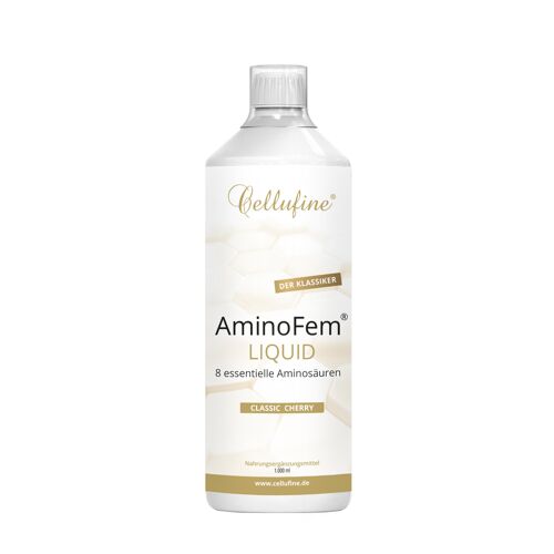 Cellufine® AminoFem® LIQUID - 8 essentielle Aminosäuren - Classic Cherry - 1.000 ml