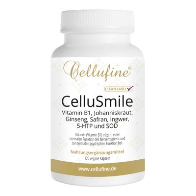 Cellufine® CelluSmile avec vitamine B1 - 120 gélules végétaliennes