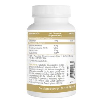Cellufine® CelluSmile avec vitamine B1 - 120 gélules végétaliennes 2