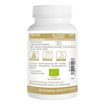 Cellufine® Huile de Bourrache Bio 500 mg - 120 Capsules Végétaliennes 2