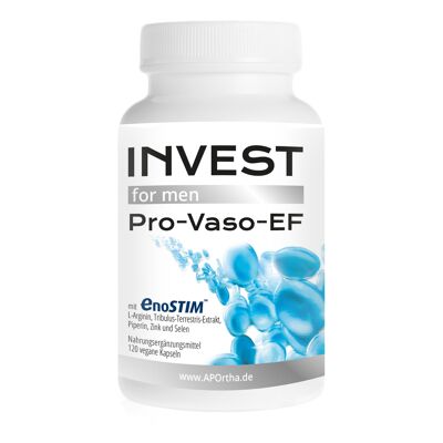 INVEST MEN Pro-Vaso-EF con EnoSTIM? - 120 cápsulas veganas