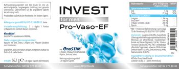 INVEST MEN Pro-Vaso-EF avec EnoSTIM ? - 120 gélules végétaliennes 4