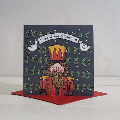 Nutcracker Soldier Christmas Card