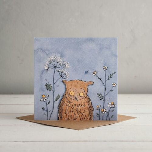 Howard Owl Greetings Card