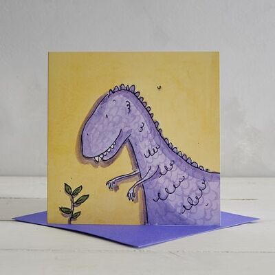 Tarjeta de felicitación T-Rex 'Trevor'