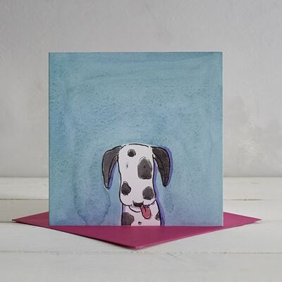 Dalmatian Dog Greetings Card 'Nigel'