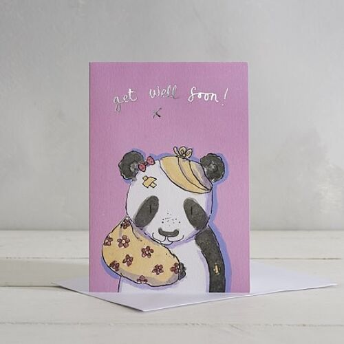 Get Well Soon (Girls) Greetings Card