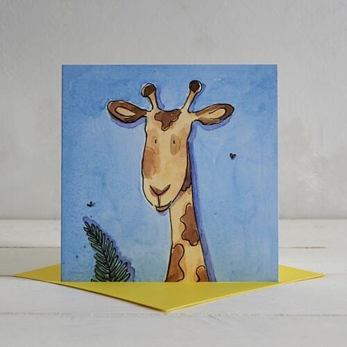 Giraffe Greetings Card 'Gary'