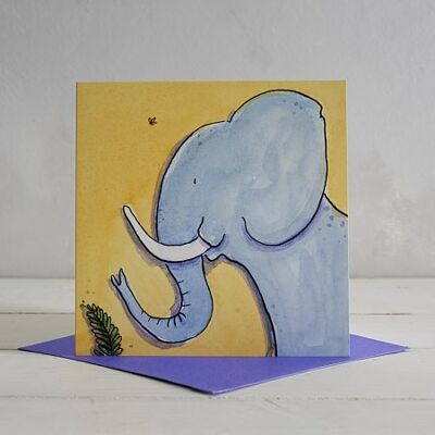 Elephant Greetings Card 'Marjory'