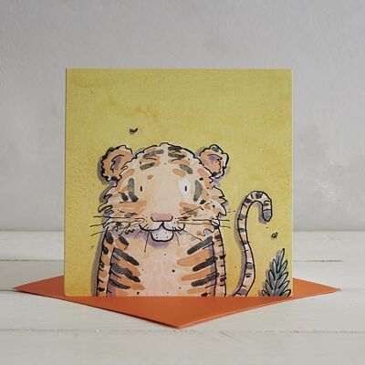 Tiger Greetings Card 'Dudley'