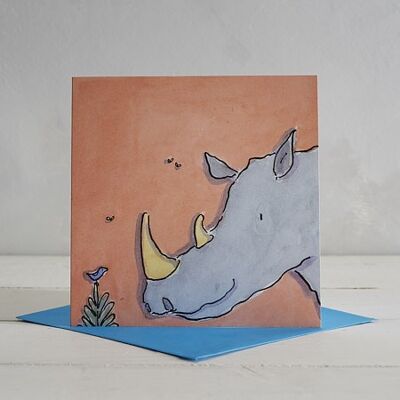 Rhino Greetings Card 'Richard'