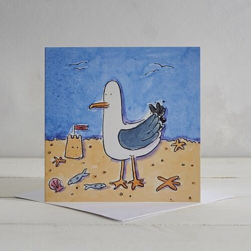 Seagull Greetings Card 'Clive'