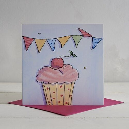 Cupcake Greetings Card