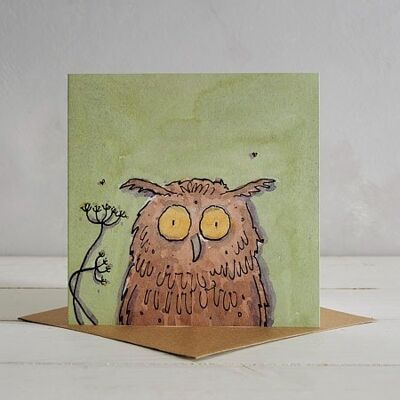 Owl Greetings Card 'Ollie'