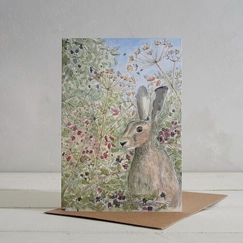 Mr Hare Greetings Card