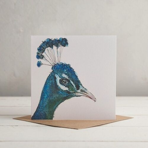 Peacock Greetings Card (GC-PK03)