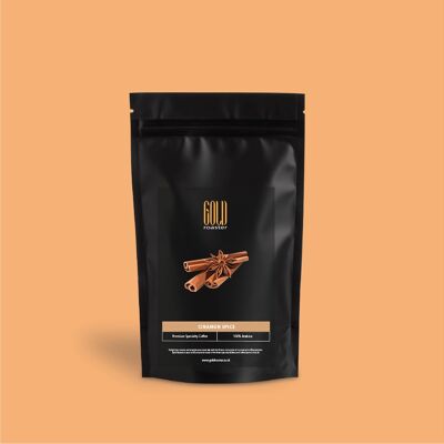 Cinnamon Spice Flavoured Coffee Beans - Beans (roasted) , 25g
