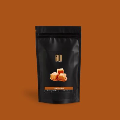 Sweet Caramel Flavoured Coffee Beans - Beans (roasted) , 25g