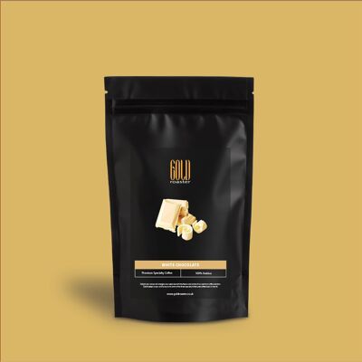 White Chocolate Flavoured Coffee Beans - Beans (roasted) , 90g