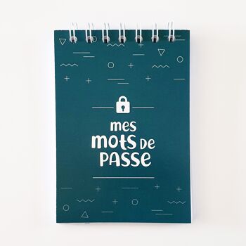 Carnet pour mots de passe / codes secrets 4