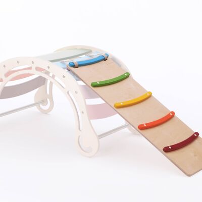 Original Climbing and Sliding ramp for KateHaa Original rocker arch - Rainbow