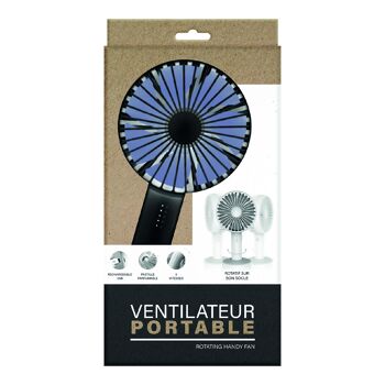 Ventilateur oscillant bleu nuit 3