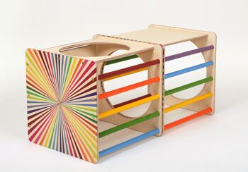 Activity Play Cubes "Spectrum" ensemble de 4 - Explorateur - SANS rampe 2