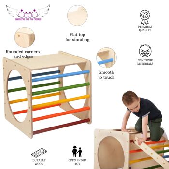 Activity Play Cubes "Spectrum" lot de 4 - Explorer & Skylight - Climb/ Slide 5