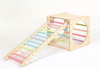 Cubes de jeu d'activité "Pastel" lot de 4 - Explorateur - Échelle 6