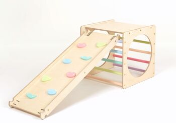 Activity Play Cubes "Pastel" set de 4 - NO Cube - Climb/ Slide 6