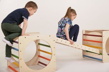 Activity Play Cubes "Pastel" set de 4 - NO Cube - Climb/ Slide 8