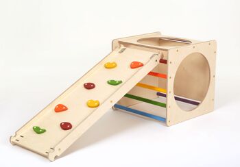 Activity Play Cubes "Rainbow" ensemble de 4 - Explorateur - Échelle & Escalade/ Toboggan 5