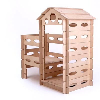 Costruisci e gioca Casetta in legno Montessori