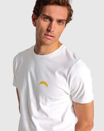 T-shirt blanc à manches courtes pour homme poolparty 4
