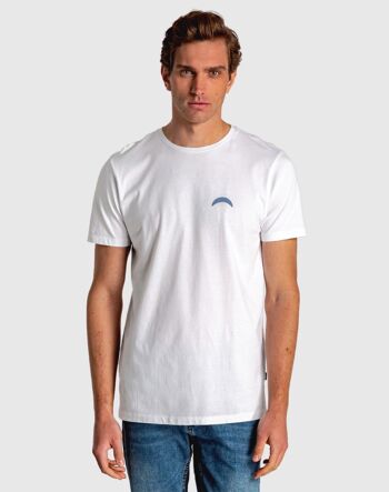 T-shirt blanc à manches courtes pour homme 2