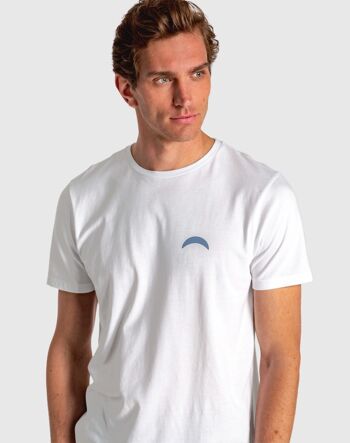 T-shirt blanc à manches courtes pour homme 3