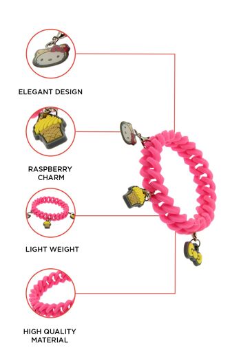 Bracelet Hello Kitty Jaune (Vanille) Parfumé 2