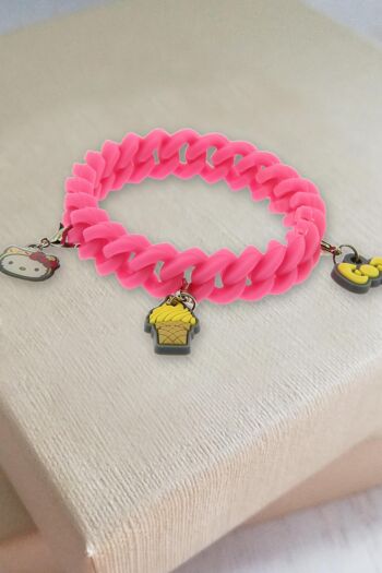 Bracelet Hello Kitty Jaune (Vanille) Parfumé 4