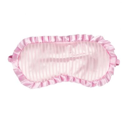 Sleep Mask Pink Stripe on Card