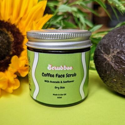 Coffee Face Scrub - Dry Skin