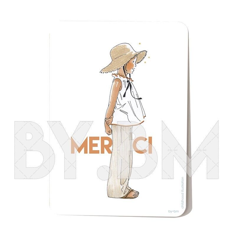 Card thank you-la capeline