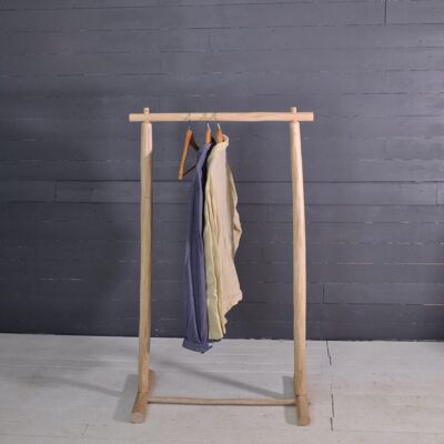Wooden clothes rack width 60cm