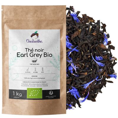 Thé noir Earl Grey Bio 10 kg