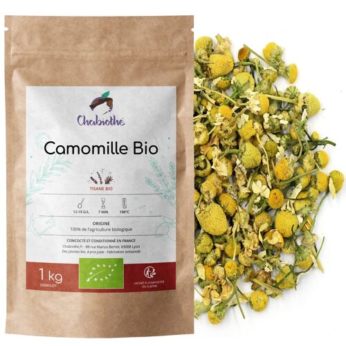 Fleurs de Camomille Bio 10 kg