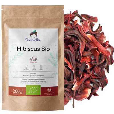 Fleurs d'hibiscus Bio 100g