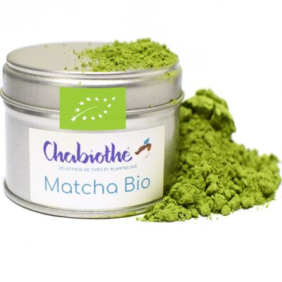 Thé vert matcha Bio 30g - boite métal