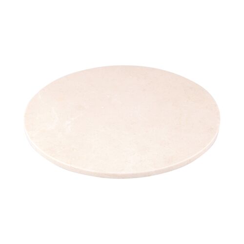 Marmer dienblad rond Ø30cm beige