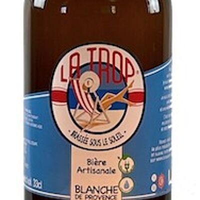 Craft beer LA TROP' white 4.4% 75cl